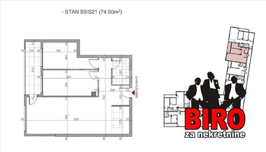 Novi Sad, Salajka, Stan, 3, 75,00m2