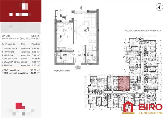 Novi Sad, Somborski Bulevar, Stan, 2, 37,00m2