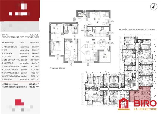 Novi Sad, Somborski Bulevar, Stan, 3.5, 83,00m2