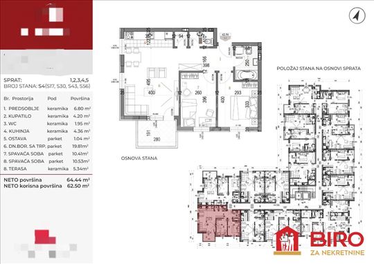 Novi Sad, Somborski Bulevar, Stan, 3, 62,00m2