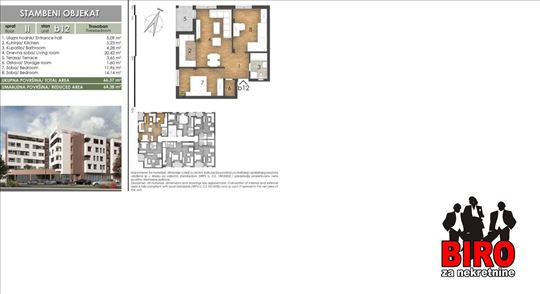 Novi Sad, Somborski Bulevar, Stan, 3, 65,00m2