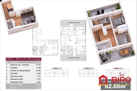 Novi Sad, Veternik, Stan, 4, 86,00m2