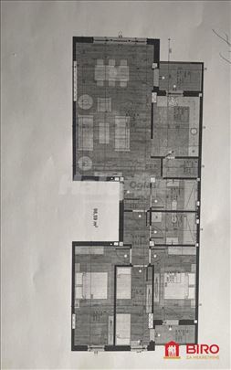 Novi Sad, Veternik, Stan, 4, 99,00m2