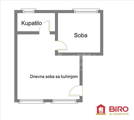 Novi Sad, Vidovdansko Naselje, Stan, 1.5, 32,00m2