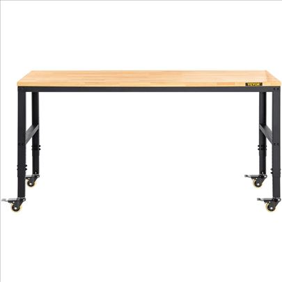 Radni sto sa podes. visinom do 726kg 122x61x104cm