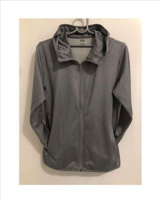 UNIQLO sivi duks na kopčanje (M)