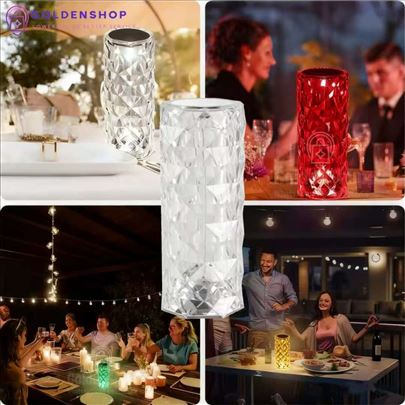 Kristalna LED lampa na dodir