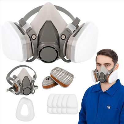 Polumaska maska sa svim filterima 3M 6200 novo