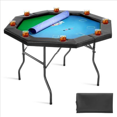 Sklopivi poker sto za 8igraca (1325mm)