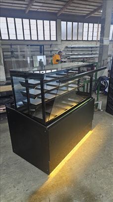 Topla vitrina 150x90x135cm