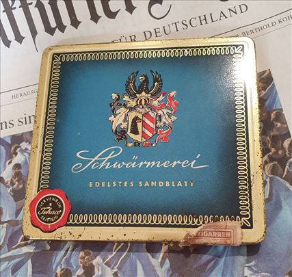 Vintage metalna kutija za cigarete Tehaco