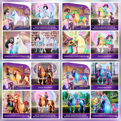 Unicorn Academy manji set sa 12cm lutkom- novo