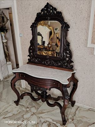 Velika Antik Sminkernica Konzola 19v unikat 