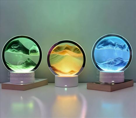 Dekorativna pesak lampa USB lampa Pesak