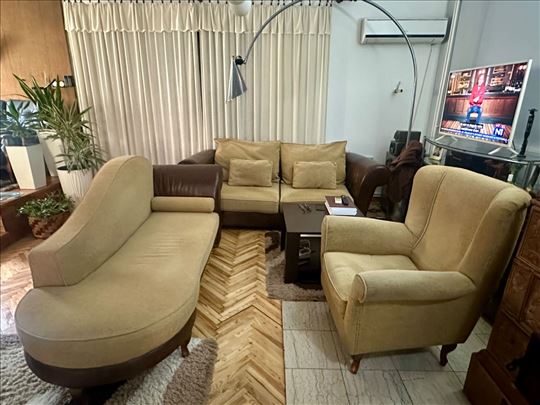 Garnitura (kombinacija kože i štofa) - Lagado