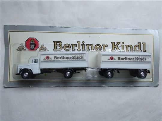 Kamion Hanomag sa prikolicom Berliner Kindl , 1:87