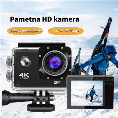 Sportska kamera 4k-Go pro kamera sa daljinskim