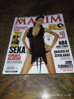 Maxim decembar 2005-Seka Aleksić