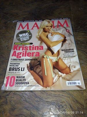 Maxim maj 2007-Kristina Agilera