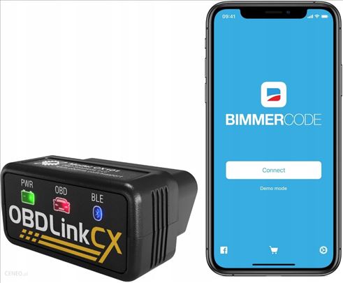 Novo-OBDLink CX Ble Bluetooth OBD2 za Bimmercode i