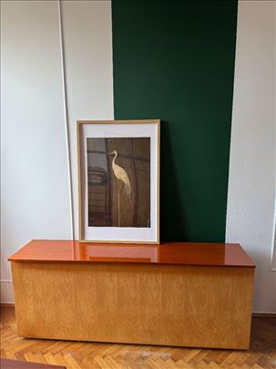 Retro komoda drveni sanduk za posteljinu