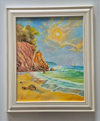 Ulje na platnu - Mediteranska carolija, prelepo!