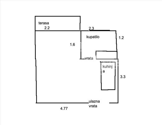 Garsonjera 20kv medak II