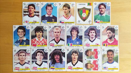 Italia 90 Euro 88 USA 94 France 98 - slicice