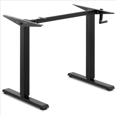 Okvir stola STAR DESK 24 - ručni - 70 kg - crni