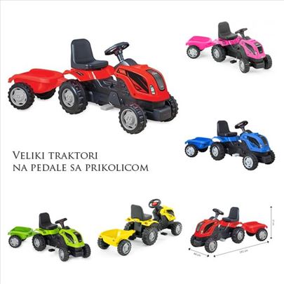 Veliki traktori sa prikolicom