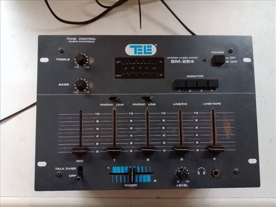 TELE SM-254 Stereo Audio Mikseta