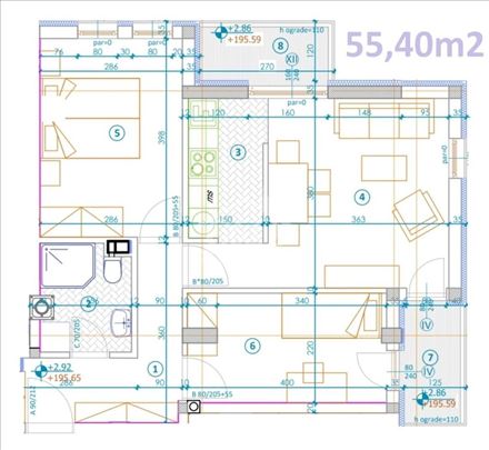 Dvoiposoban stan u izgradnji na najprestižnijoj lo