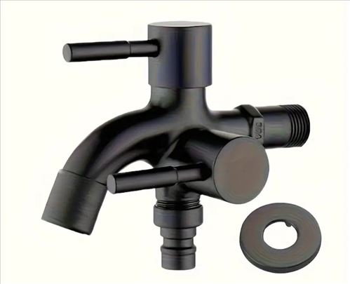 Dvostruka crna slavina cesma novo