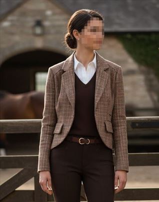 H&M Kratki Karirani Sako Br.36  