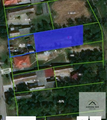 Irig, Idealna Prilika, Plac 1205m2, Upisan Objekat