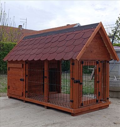 Kucice za pse sa boksom 2u1