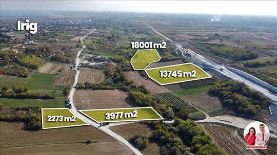 Vise parcela u Irigu uz Fruskogorski koridor
