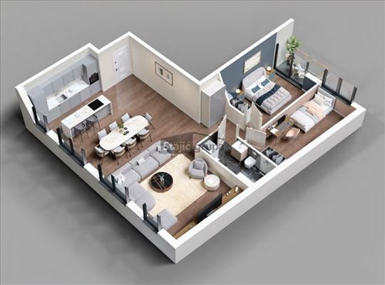 Bez provizije, novogradnja, lux