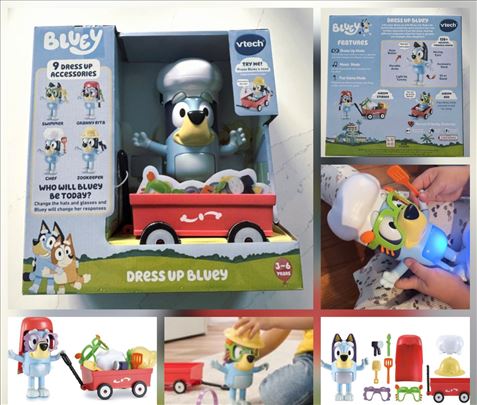 Blui Bluey Dress Up set, V-tech, muzički,svetlosni