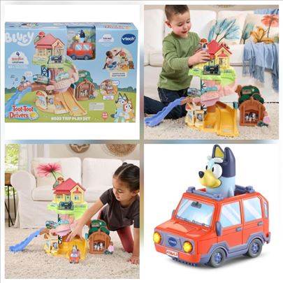 Blui Bluey V-tech Road Trip set,muzički,svetlosni