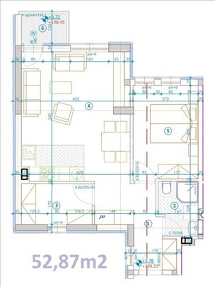 Dvoiposoban stan u izgradnji na najprestižnijoj lo