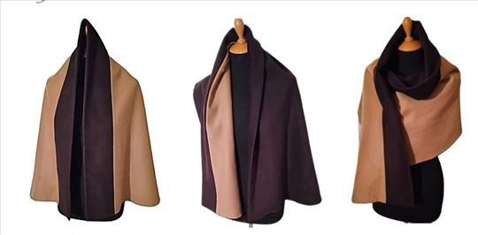  Kep šal Kashmir 100% – Dvobojan- Super Cena!