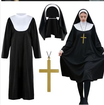 Opatica kostim za odrasle, vecu decu, noć veštica,