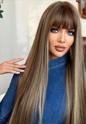 Perika ravna braon sa siskama