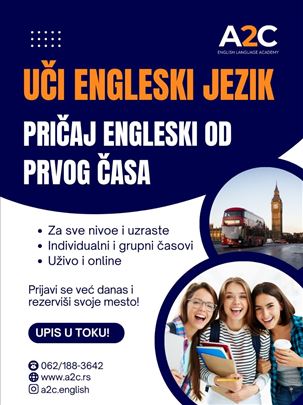 Časovi engleskog jezika - A2C akademija