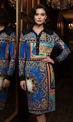 Fluido Rustična Elastična Haljina Vel. M/L  Izuzet