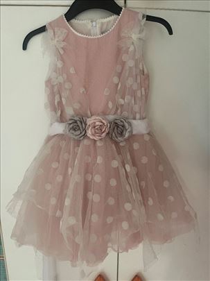 Haljina NINIA 8god prelepa roze