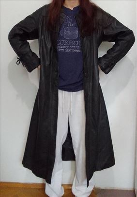 Kožni mantil, ženski.