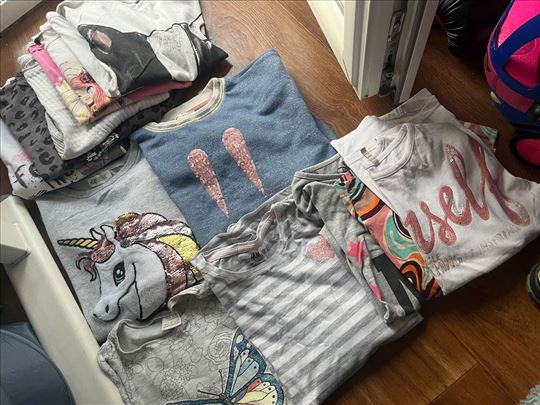 Majice dug rukav 134 6-8god