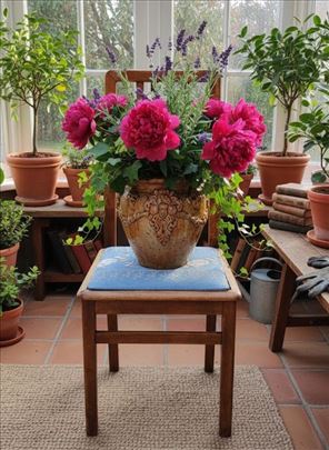 Stara drvena stolica sa novim